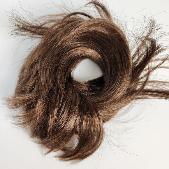NWT Paula Young Wispy Wrap Around Your Bun or {Ponytail Hairpiece Golden Brown - Picture 3 of 6